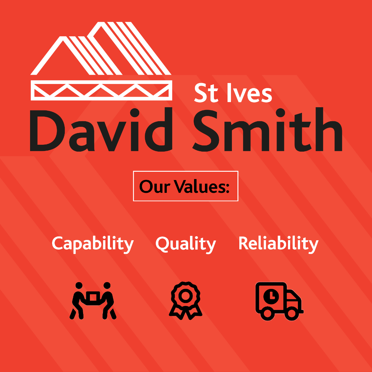 Graphic of David Smith's value. Capability, quality and reliability.