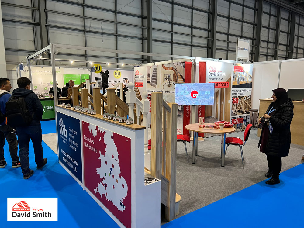 Wooden products at exhibition show