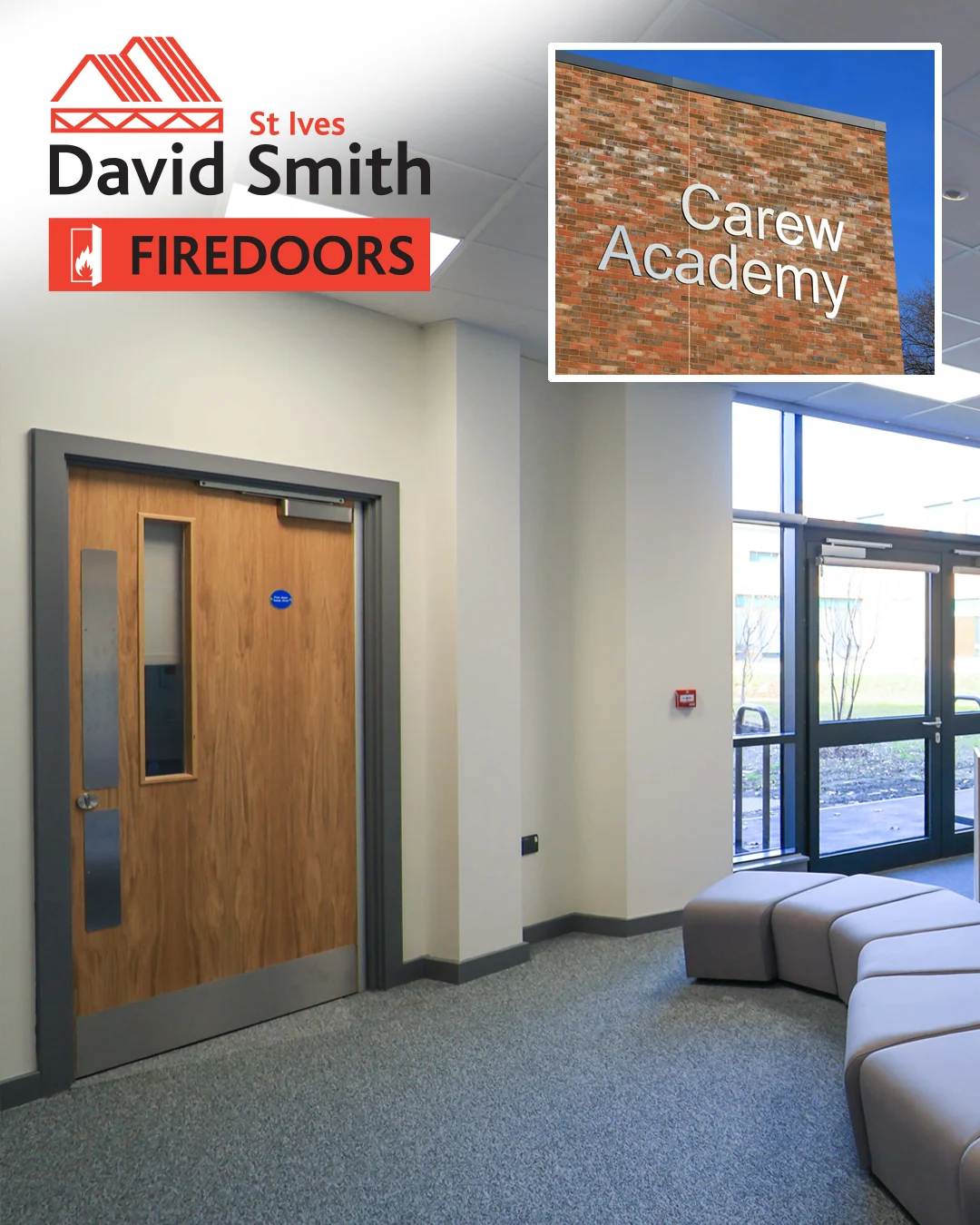 Door in classroom