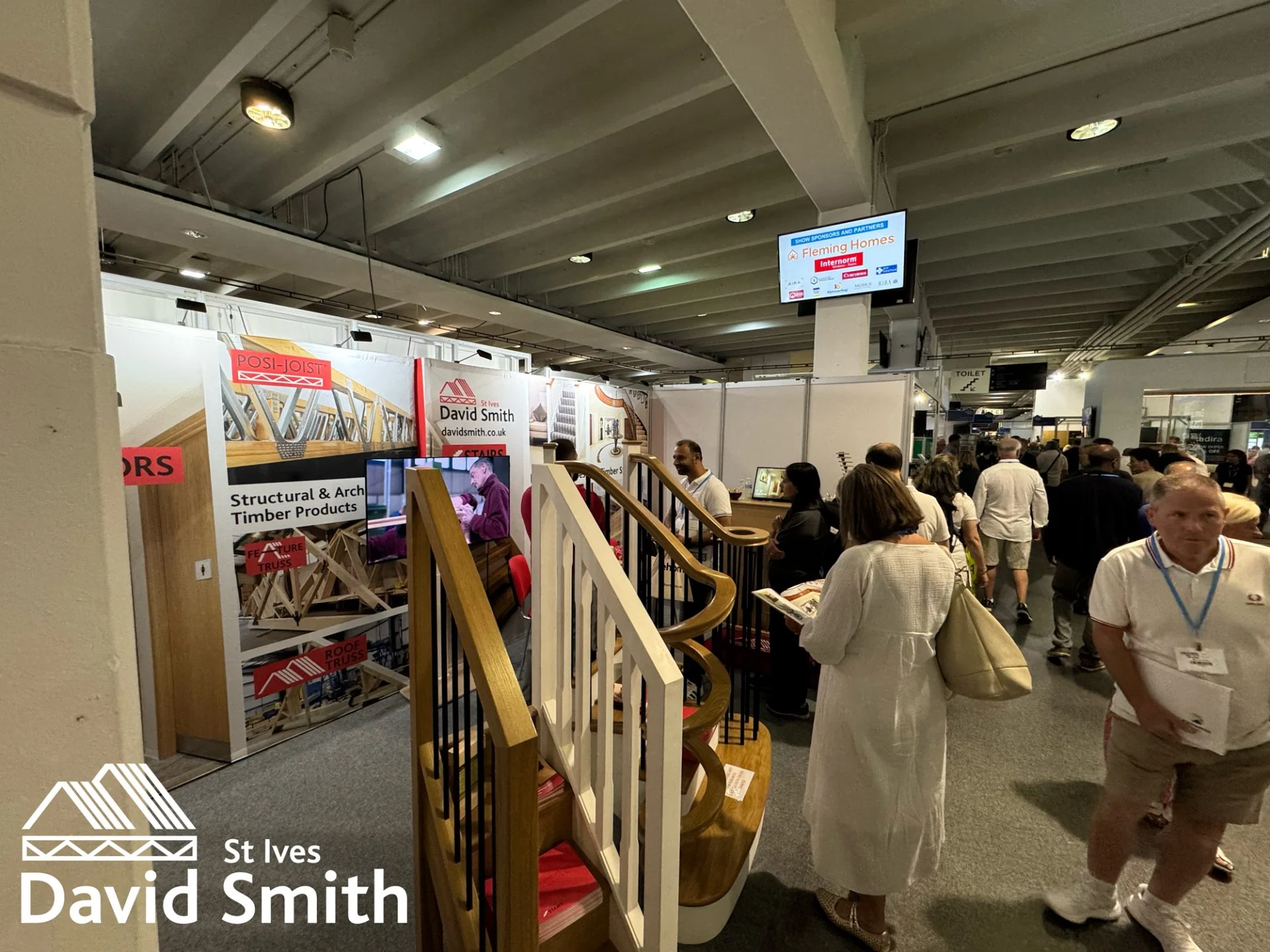 people at exhibition