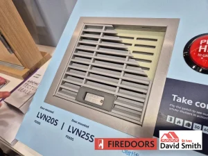 Vent mounted into a display