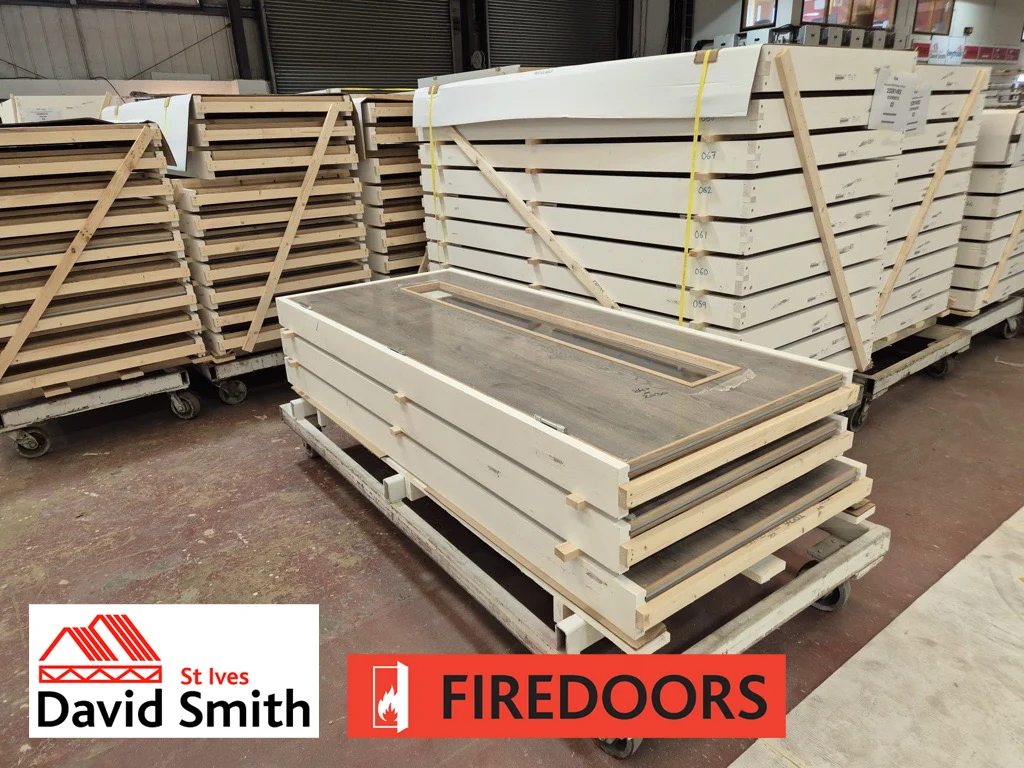pile of specialist firedoors
