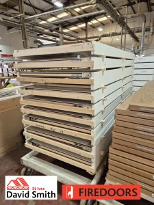 pile of specialist firedoors